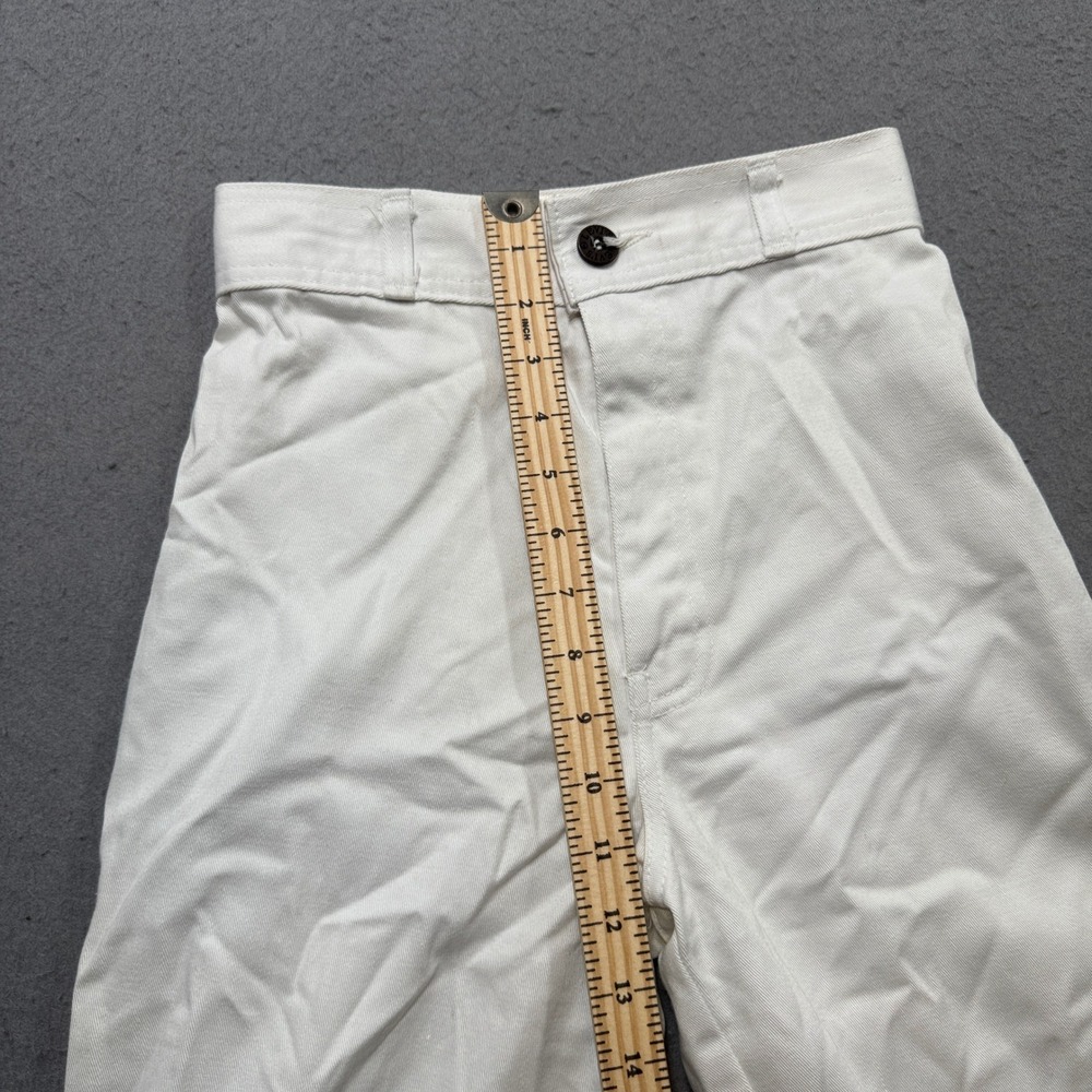Vintage 70s Levis Bell Bottoms Womens 24/2 White Elephant Bells High Rise Hippie - Picture 7 of 8